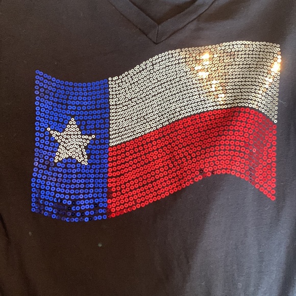 Flag sequin tshirt - Picture 2 of 2